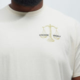 Camisa De Manga Corta Choices Matter - Hueso