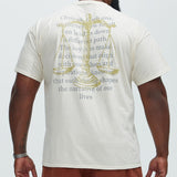 Camisa De Manga Corta Choices Matter - Hueso