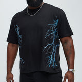 Camisa De Manga Corta Revenge Hockey - Negro