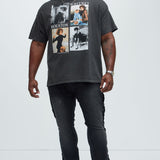 Camisa De Manga Corta Whitney Houston Higher Love - Negro