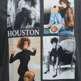 Camisa De Manga Corta Whitney Houston Higher Love - Negro