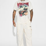 Camisa De Manga Corta World Is Mine 44 - Hueso