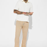 Camisa Polo Zig Zag Road Short Sleeve - Blanco
