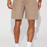 Short Stay On My Mind Relaxed Utility - Gris Pardo