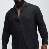 Camisa Abotonada Dawson - Negro