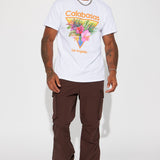 Camisa De Manga Corta Calabasas LA - Blanco