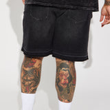 Mis Shorts de Mezclilla Relajados de Idea - Lavado Negro