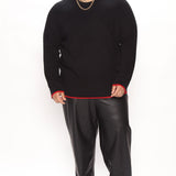 Suéter Viscose Thermal Crewneck - Negro