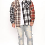 Franela Mixed Media Plaid - Multicolor