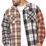 Franela Mixed Media Plaid - Multicolor