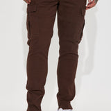 Pantalones Tipo Cargo Kyle - Dark Brown