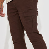 Pantalones Tipo Cargo Kyle - Dark Brown