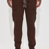 Pantalones Tipo Cargo Kyle - Dark Brown