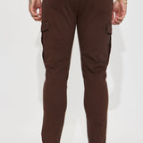 Pantalones Tipo Cargo Kyle - Dark Brown