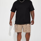 Short Stay On My Mind Relaxed Utility - Gris Pardo