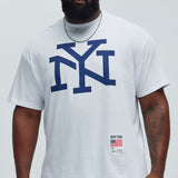 Camisa De Manga Corta NYC The City That Never Sleeps - Blanco