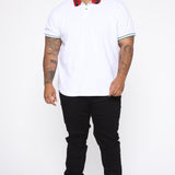 Camisa Brandon Short Sleeve Polo - Blanco