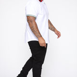 Camisa Brandon Short Sleeve Polo - Blanco