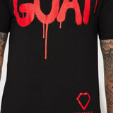 Camisa De Manga Corta Diamond Goat - Negro