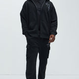 Sudadera Crosses Zip Up - Negro