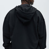 Sudadera Crosses Zip Up - Negro