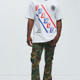 Pantalón Ajustado Y Acampanado Pick Me Up Cargo - Camuflaje