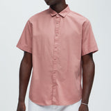 Camisa Abotonada Ryland Short Sleeve - Color De Malva