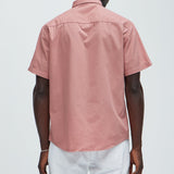 Camisa Abotonada Ryland Short Sleeve - Color De Malva