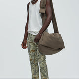 Pantalón Apilado De Pierna Ancha Go Out Frayed - Camuflaje