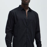 Camisa Abotonada Ryland - Negro