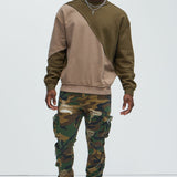 Sudadera New York Embossed Crewneck - Bronceado