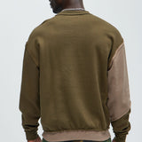 Sudadera New York Embossed Crewneck - Bronceado