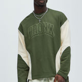 Sudadera Bronx Crewneck - Oliva