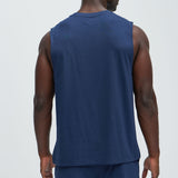 Top Tee Deportivo Essential Lounge Sleeveless - Azul Marino