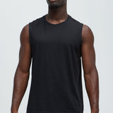 Top Tee Deportivo Essential Lounge Sleeveless - Negro