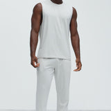 Top Tee Deportivo Essential Lounge Sleeveless - Gris