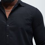 Camisa Abotonada Ryland - Negro