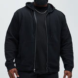 Sudadera Tyson Zip Up - Negro