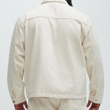 Chamarra Benson Distressed Work - Crema