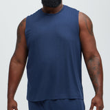 Top Tee Deportivo Essential Lounge Sleeveless - Azul Marino