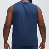 Top Tee Deportivo Essential Lounge Sleeveless - Azul Marino