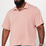 Camisa Polo Zig Zag Road Short Sleeve - Color De Malva