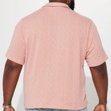 Camisa Polo Zig Zag Road Short Sleeve - Color De Malva