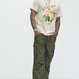 Camisa De Manga Corta Flowers And Enemies - Hueso