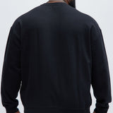 Sudadera LA Front Crewneck - Negro