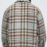 Shacket Move Up Plaid - Bronceado/Multicolor