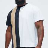 Camisa De Manga Corta Double Time - Negro/Combinado