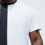 Camisa De Manga Corta Double Time - Negro/Combinado