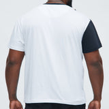Camisa De Manga Corta Double Time - Negro/Combinado