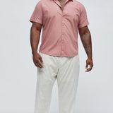 Camisa Abotonada Ryland Short Sleeve - Color De Malva